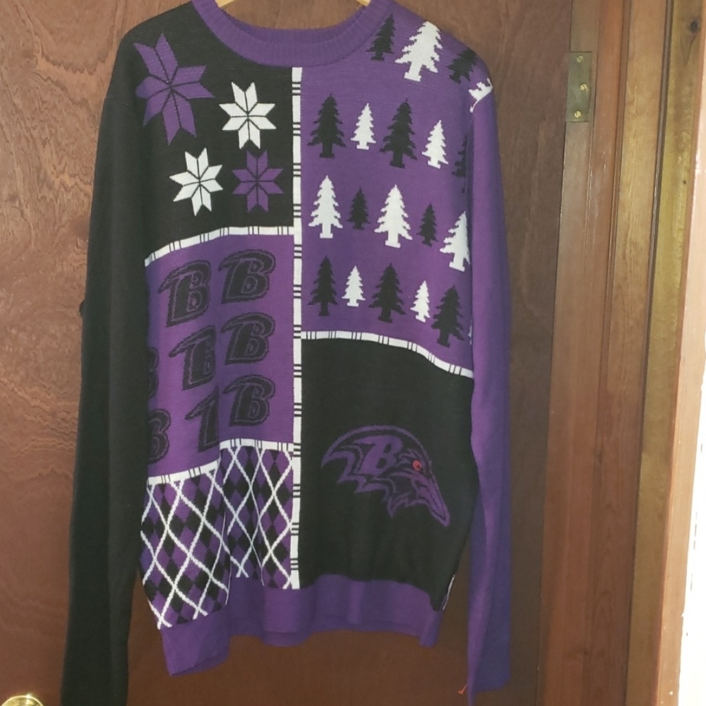Preowned Baltimore Ravens Sweater
